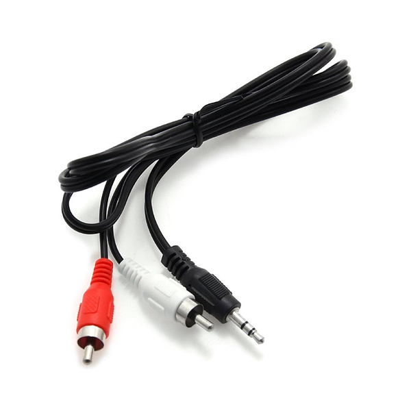 CABLE 3,5 A 2 RCA SONIDO 1,5 MTS AV SAN XUN SX-1,5M
